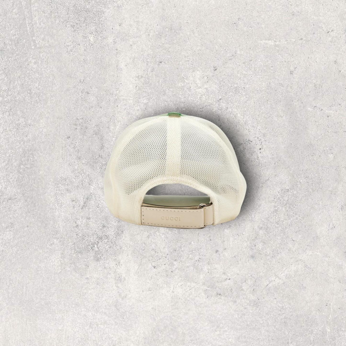 CASQUETTE EN TOILE VERT GUCCI