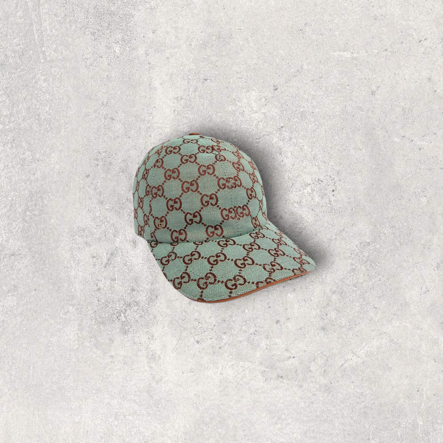 CASQUETTE VERTE ET MARRON GUCCI