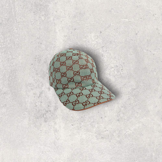 CASQUETTE VERTE ET MARRON GUCCI