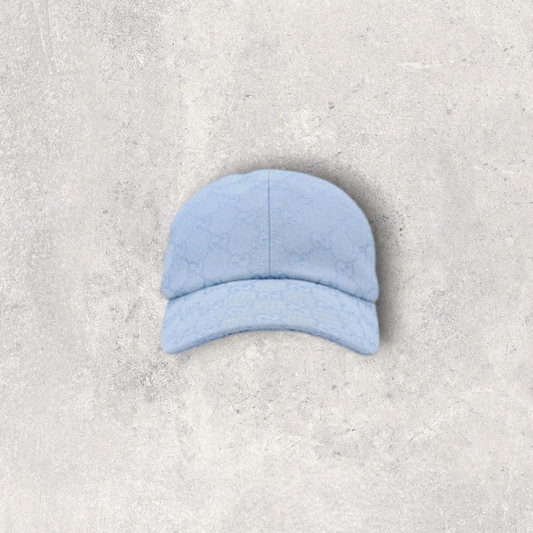 CASQUETTE EN TOILE BLEU GUCCI