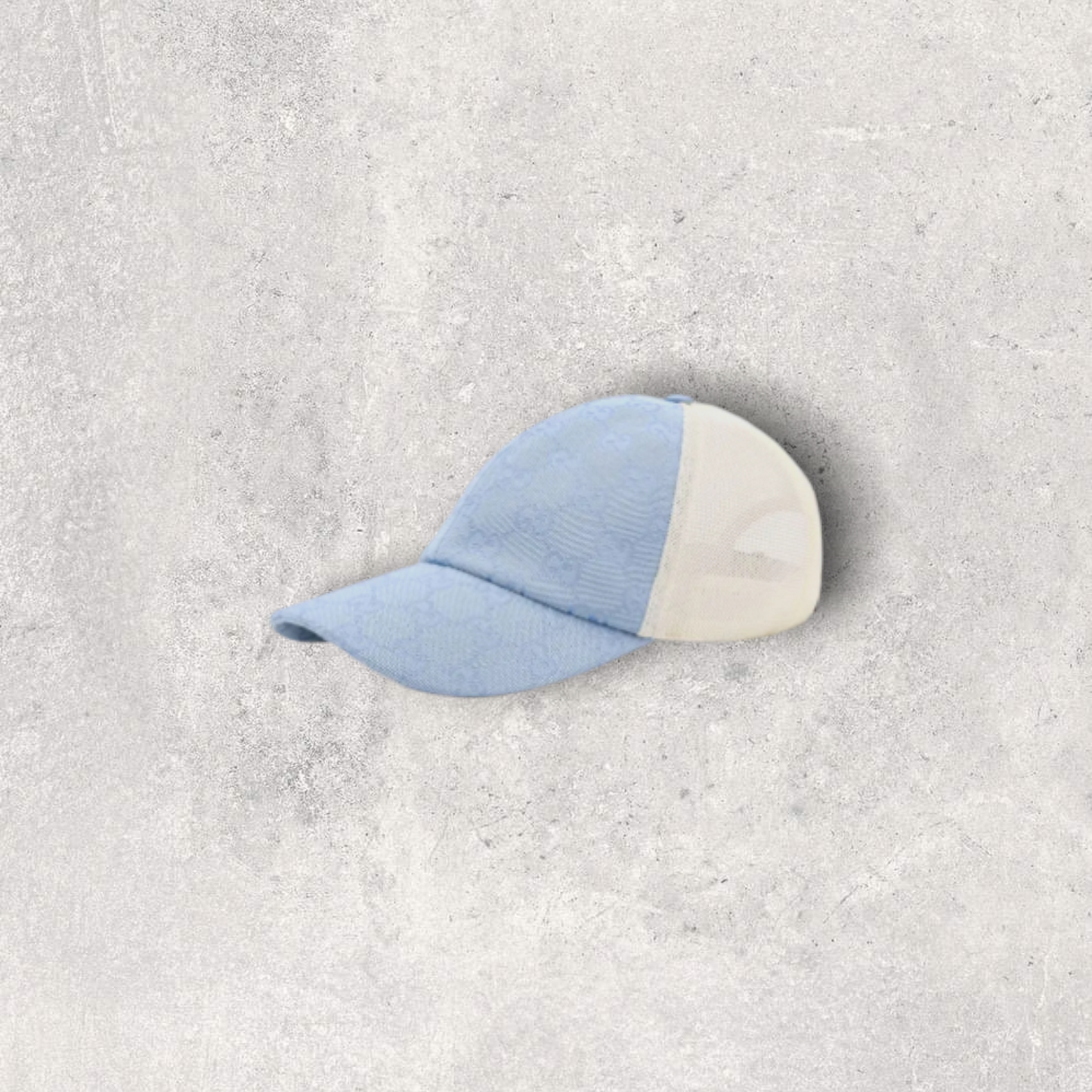 CASQUETTE EN TOILE BLEU GUCCI